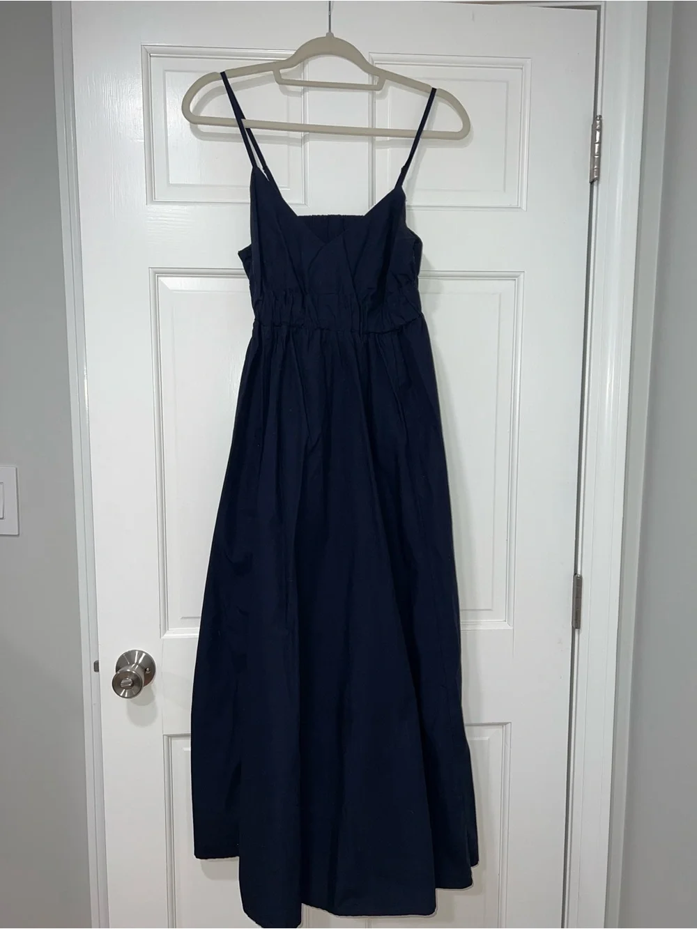 Banana Republic Navy Spaghetti Strap Maxi Dress - Picture 1 of 4